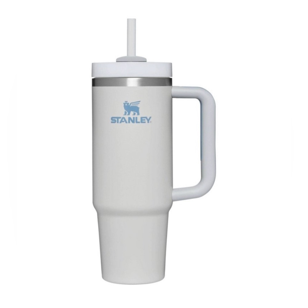 New Stanley Cup the Quencher H2.0 Flowstate Tumbler 30 OZ straw color Fog NWT
